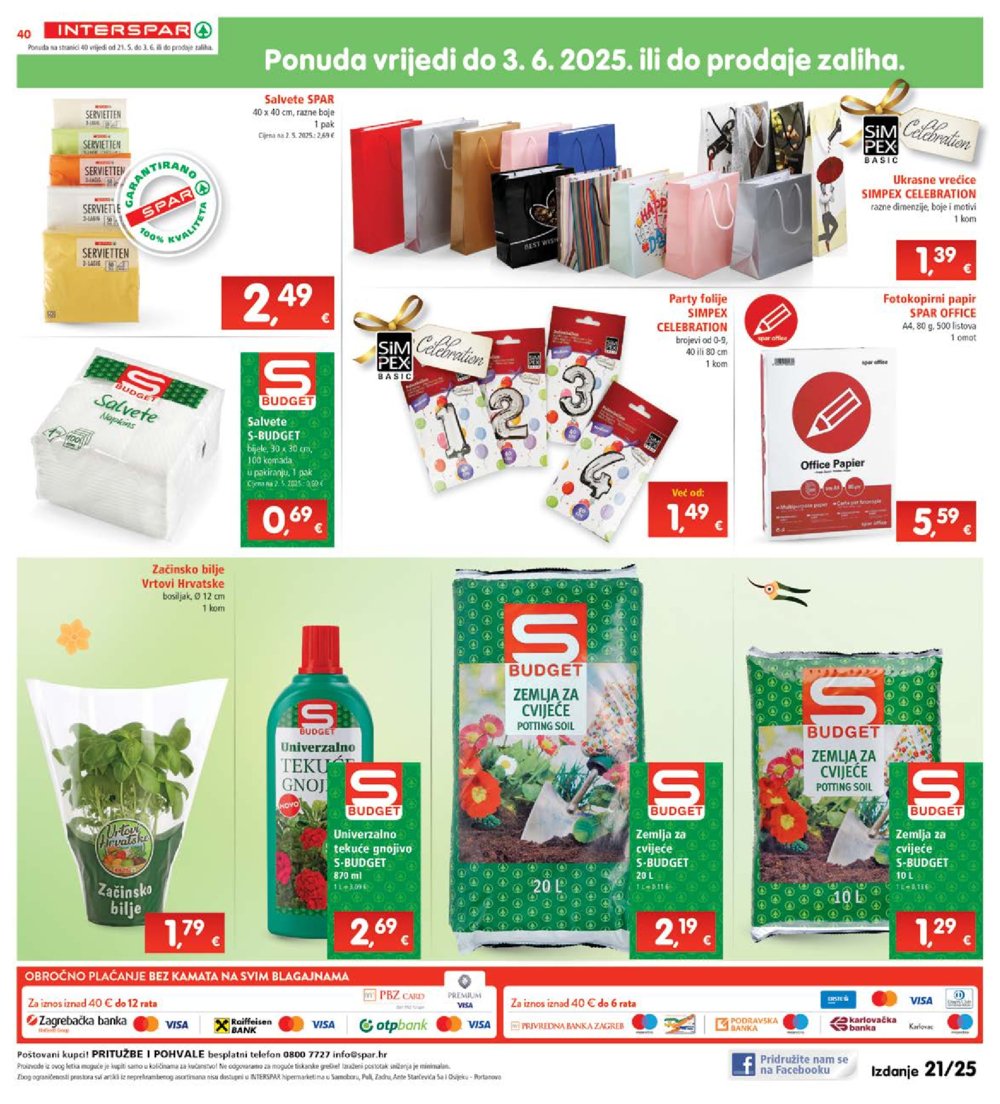 INTERSPAR katalog Akcija 21.05.-27.05.2025.