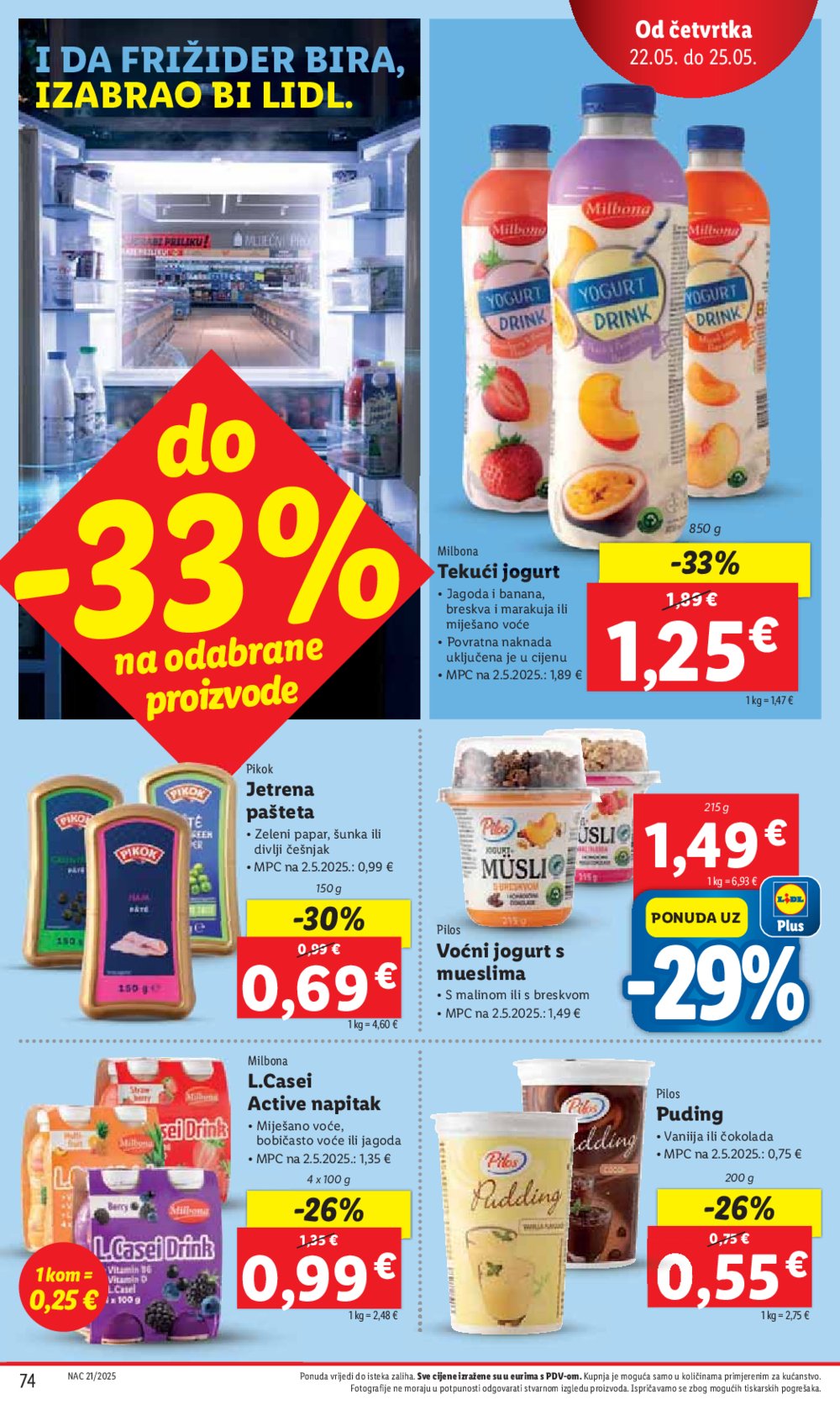 Lidl katalog Super ponuda od ponedjeljka 19.05.-25.05.2025.