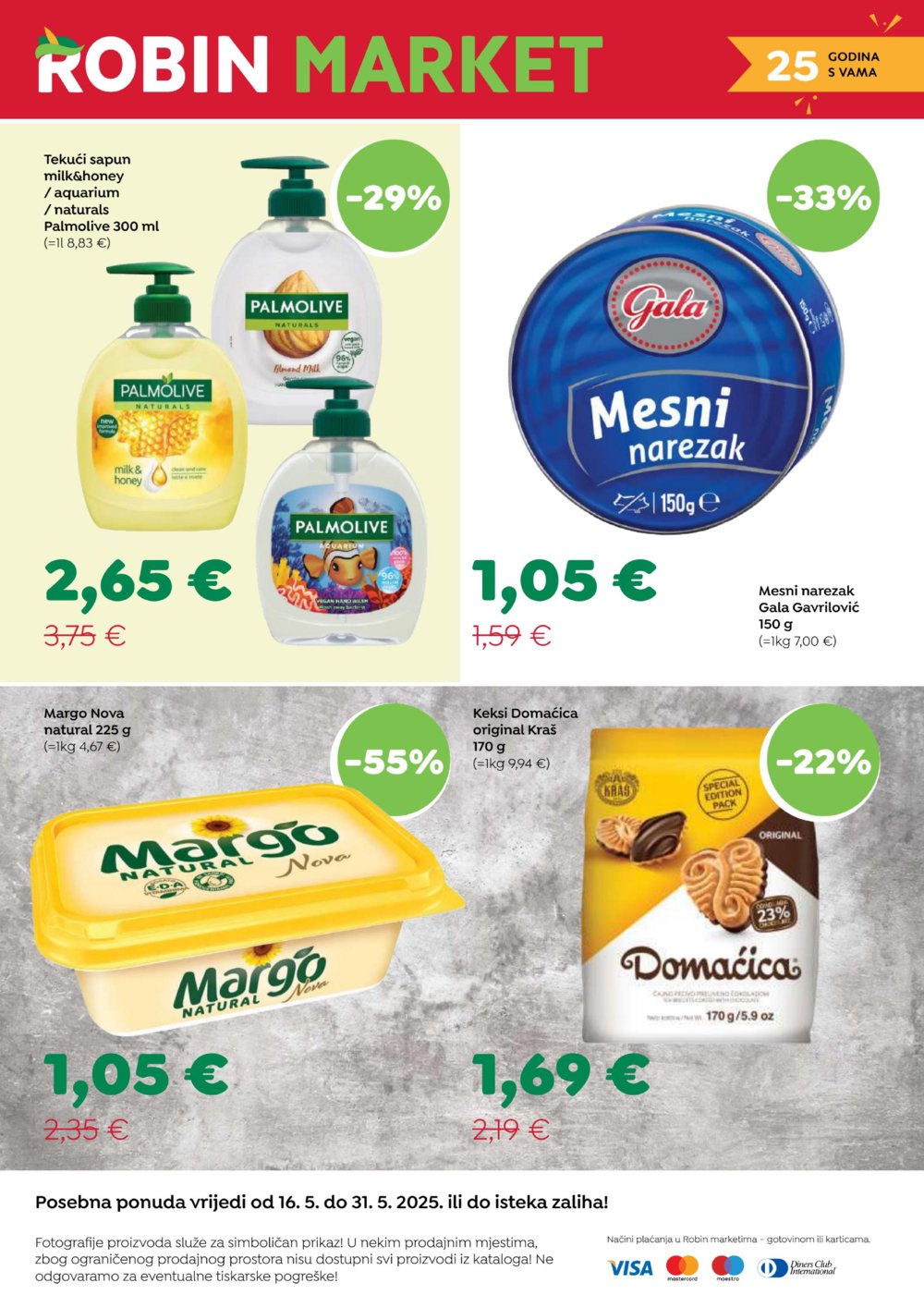 Robin katalog Akcija 16.05.-31.05.2025.