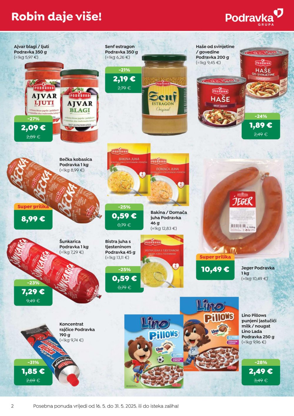 Robin katalog Akcija 16.05.-31.05.2025.