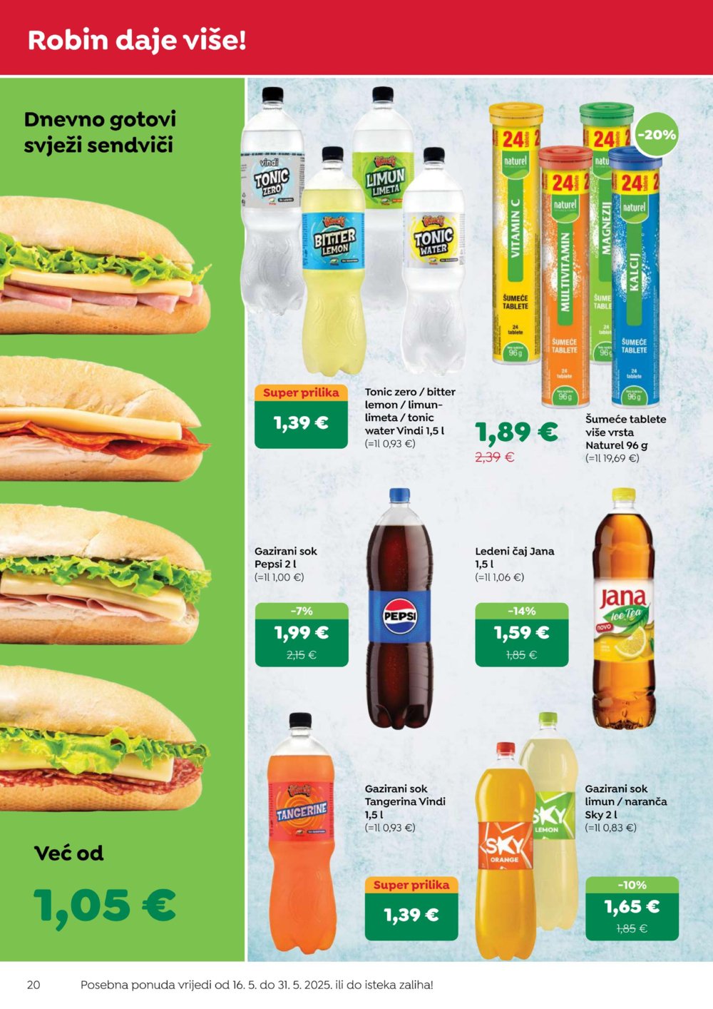 Robin katalog Akcija 16.05.-31.05.2025.