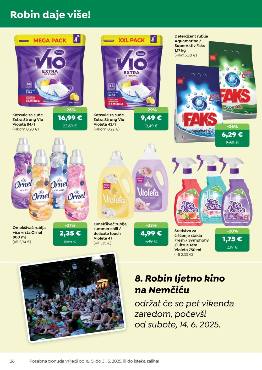Robin katalog Akcija 16.05.-31.05.2025.