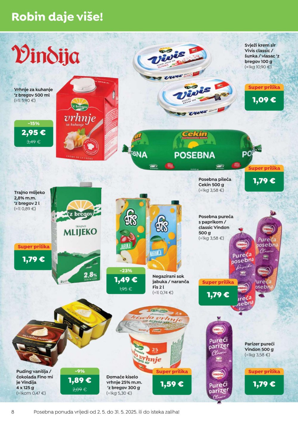 Robin katalog Akcija 16.05.-31.05.2025.