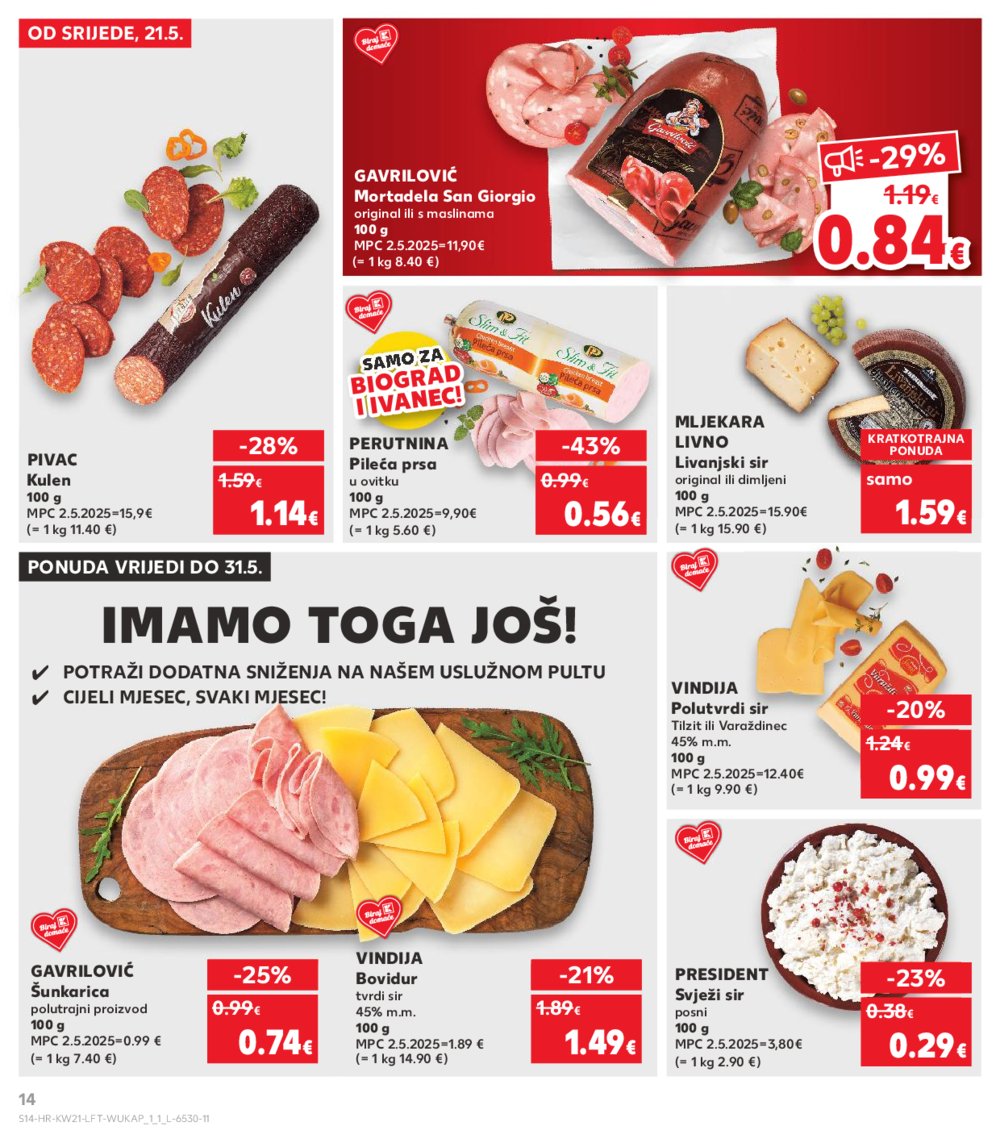 Kaufland katalog Akcija 21.05.-27.05.2025. Biograd na Moru