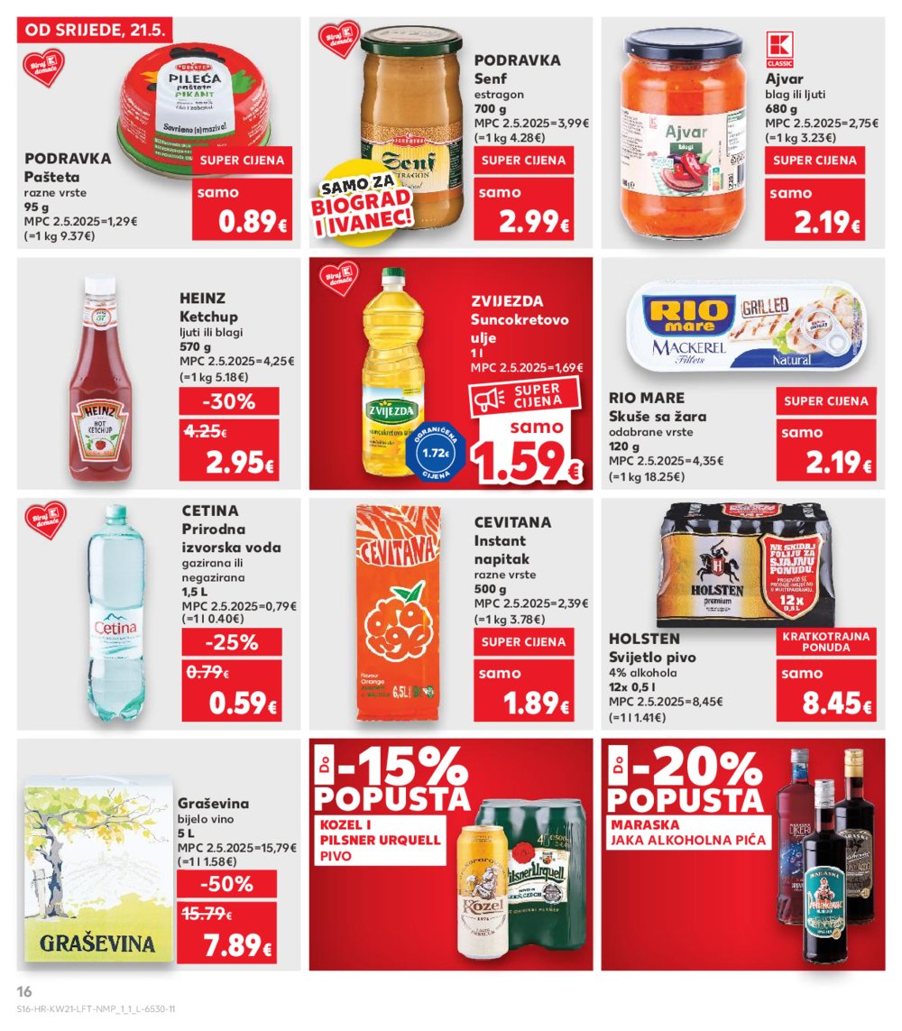 Kaufland katalog Akcija 21.05.-27.05.2025. Biograd na Moru