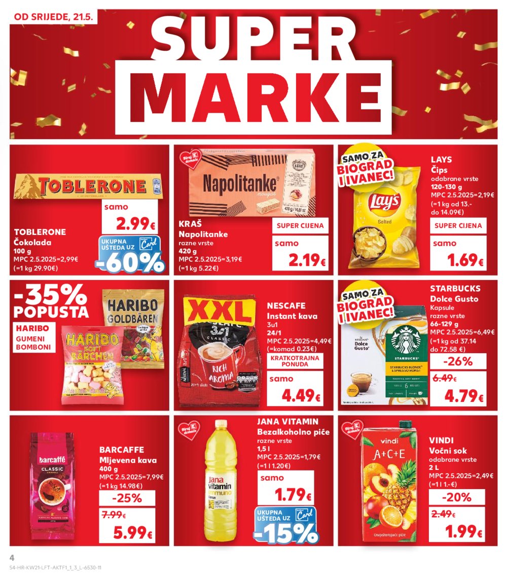 Kaufland katalog Akcija 21.05.-27.05.2025. Biograd na Moru