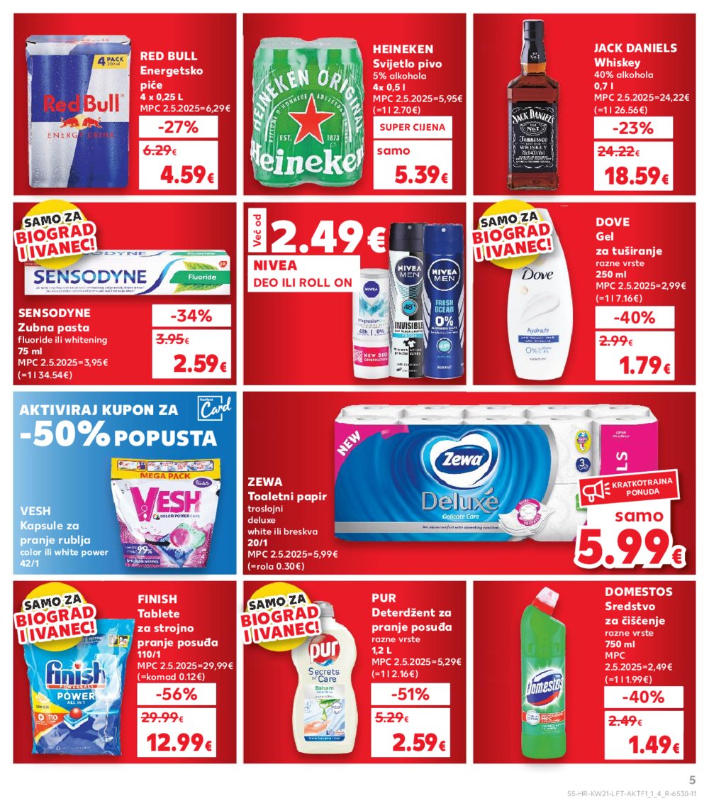 Kaufland katalog Akcija 21.05.-27.05.2025. Biograd na Moru