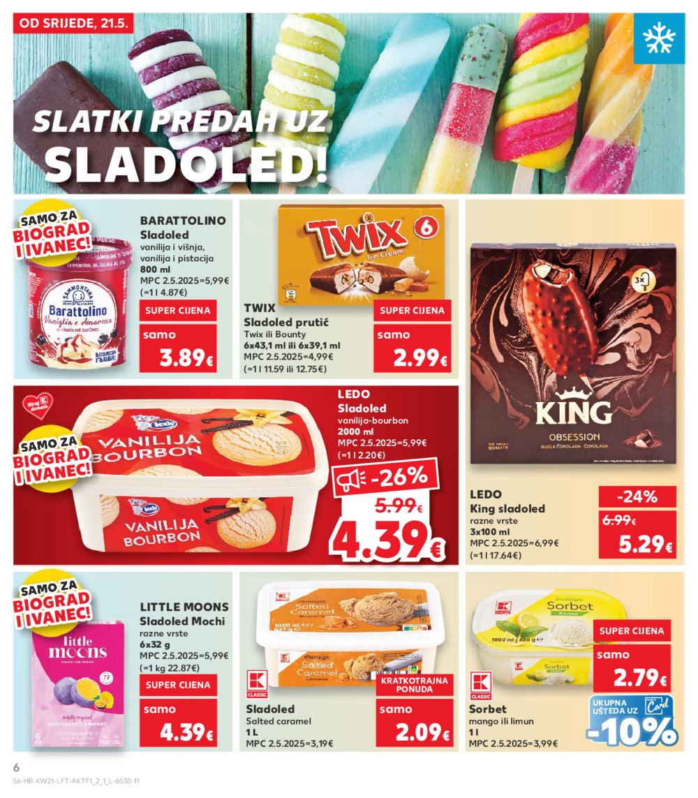 Kaufland katalog Akcija 21.05.-27.05.2025. Biograd na Moru