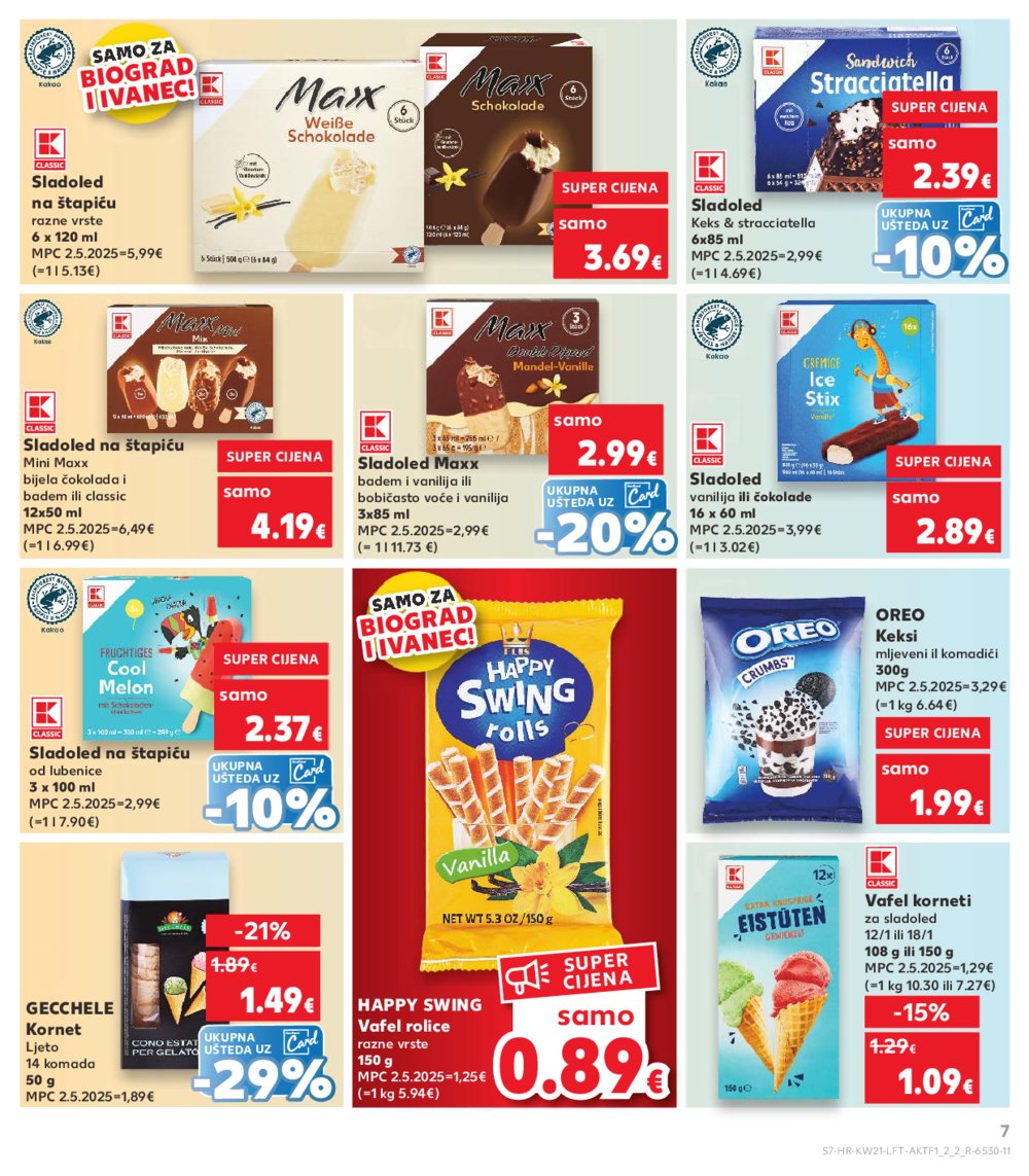 Kaufland katalog Akcija 21.05.-27.05.2025. Biograd na Moru