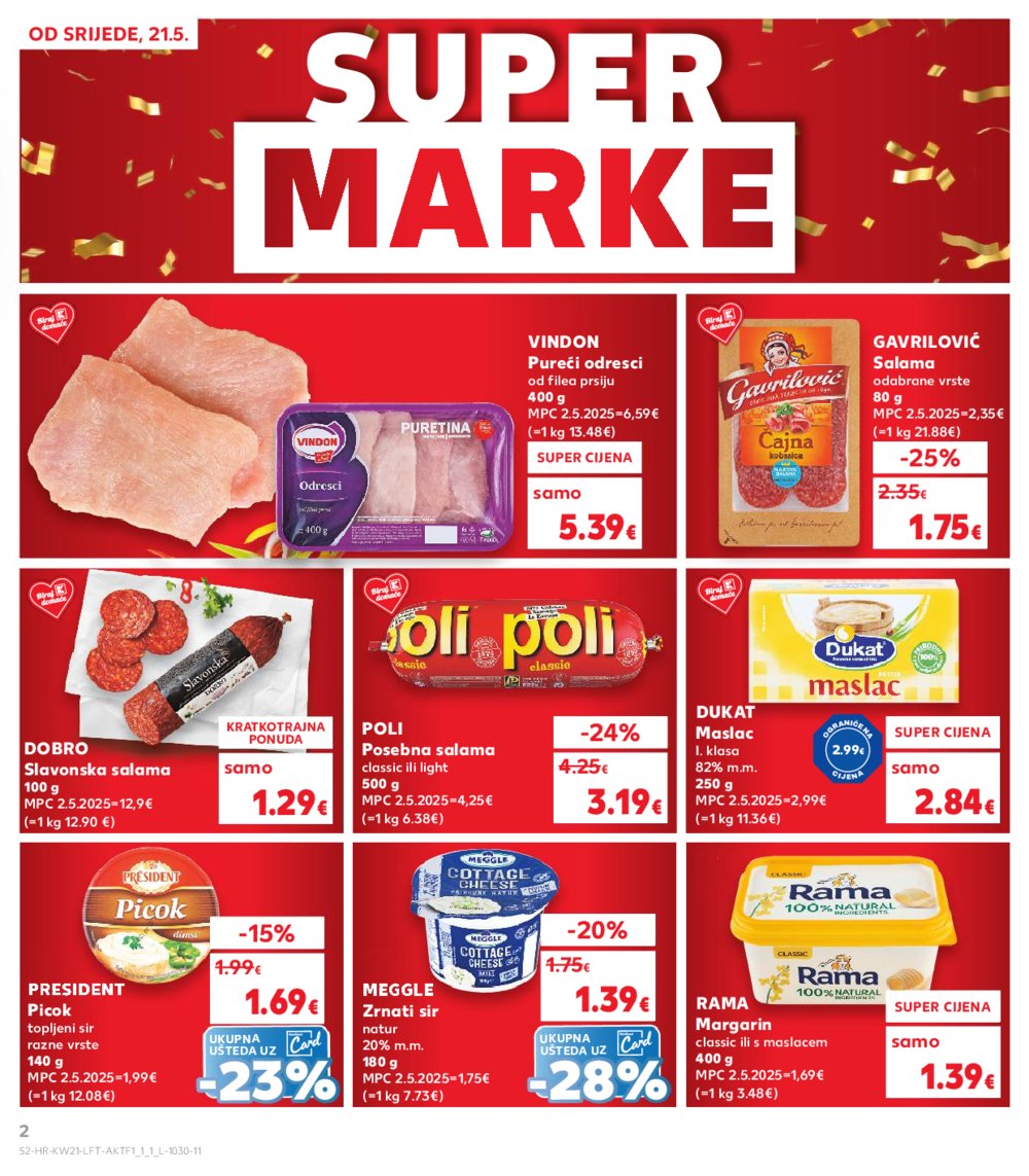 Kaufland katalog Akcija 21.05.-27.05.2025. Odabrane poslovnice