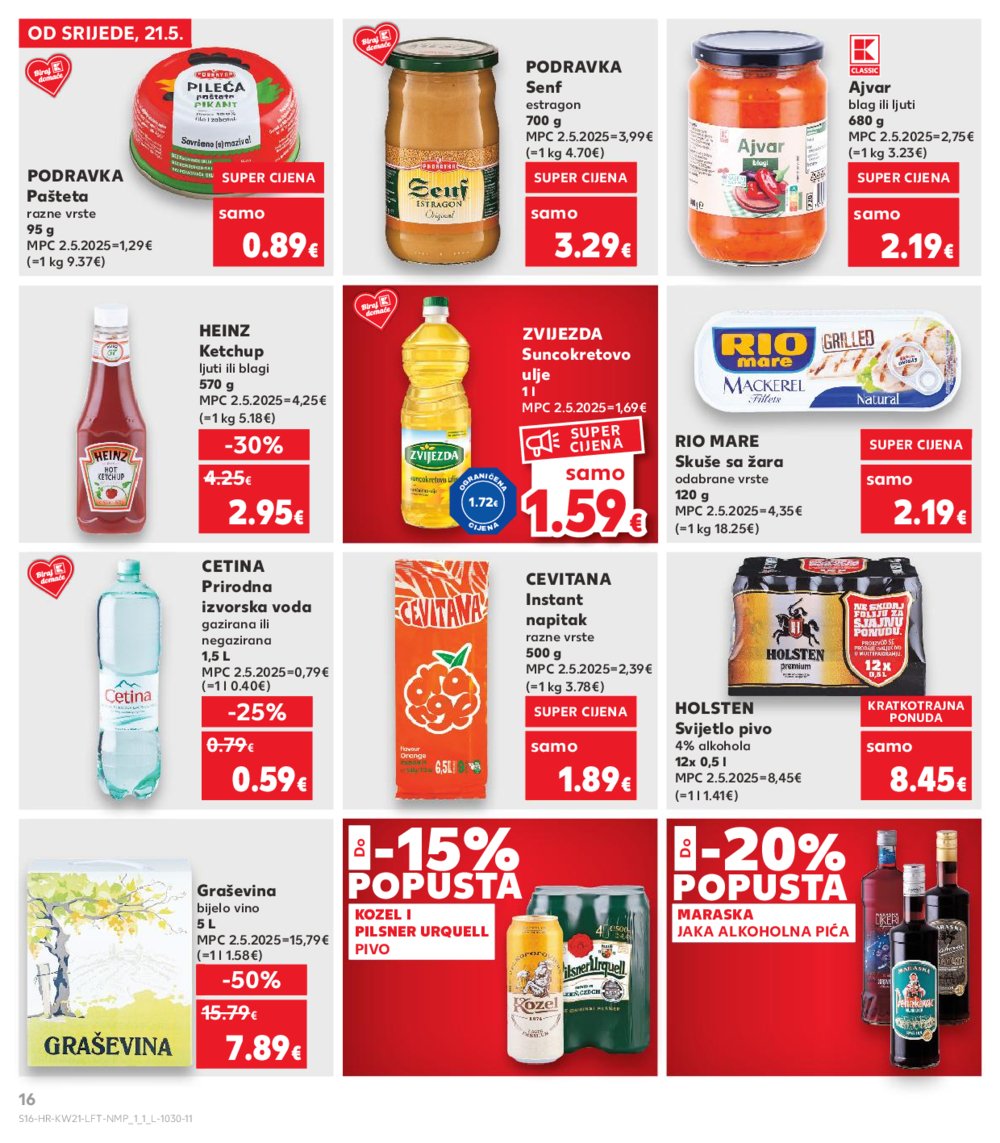 Kaufland katalog Akcija 21.05.-27.05.2025. Odabrane poslovnice