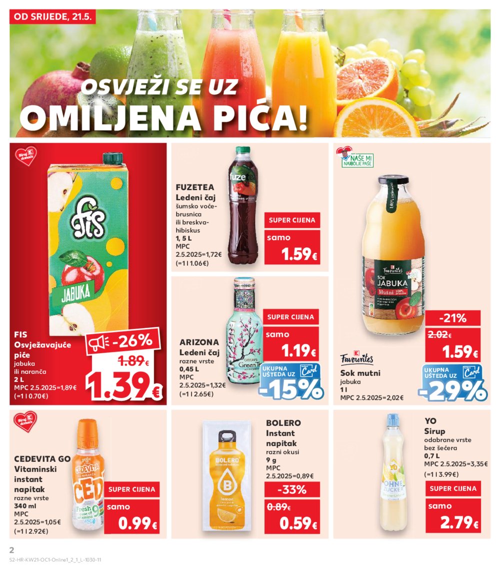 Kaufland katalog Kaufland marke 21.05.-27.05.2025. Biograd na Moru