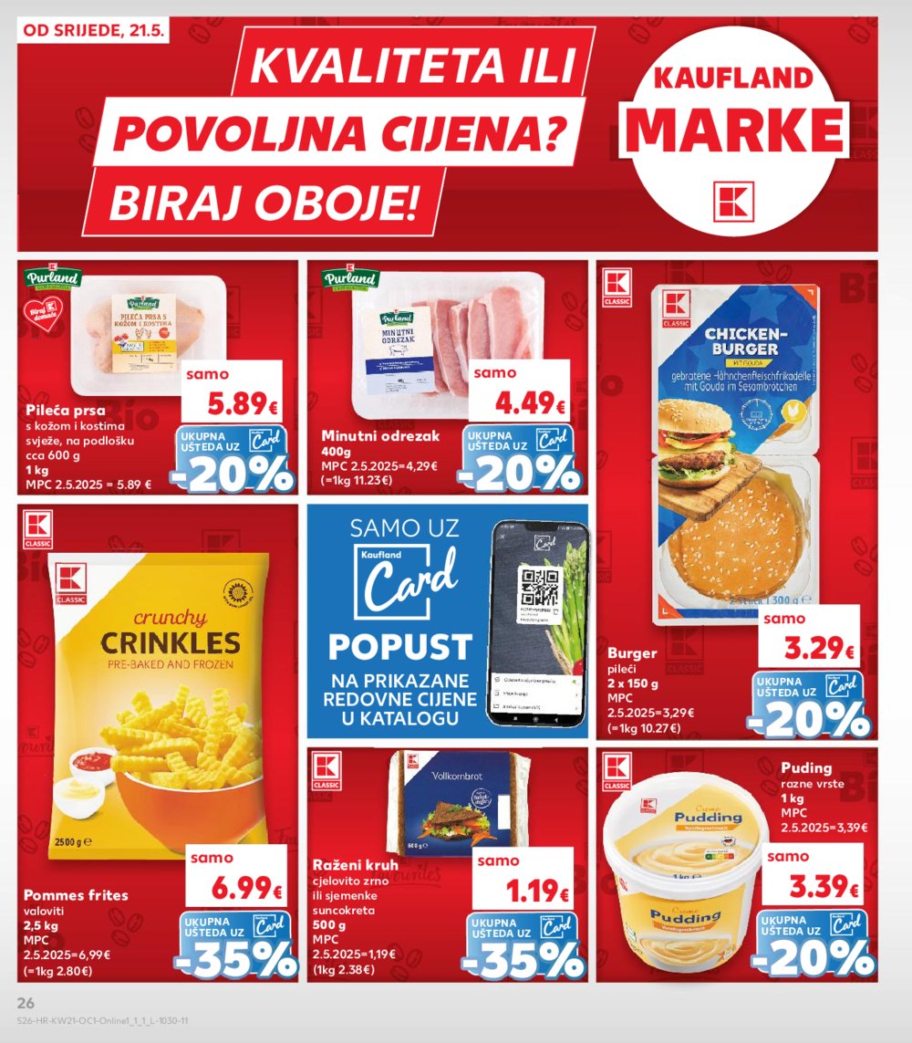 Kaufland katalog Kaufland marke 21.05.-27.05.2025. Biograd na Moru