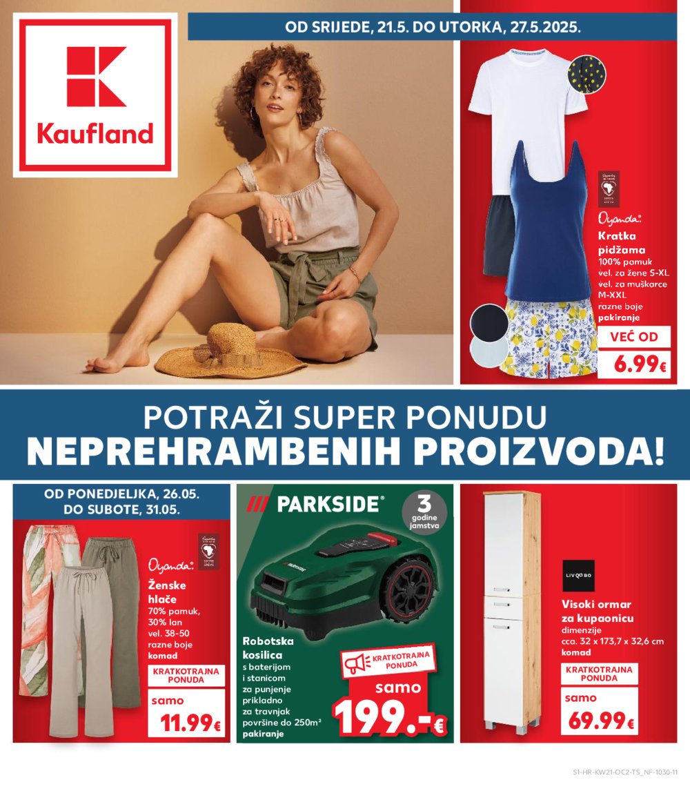 Kaufland katalog Neprehrambenih proizvoda 21.05.-27.05.2025. Odabrane poslovnice
