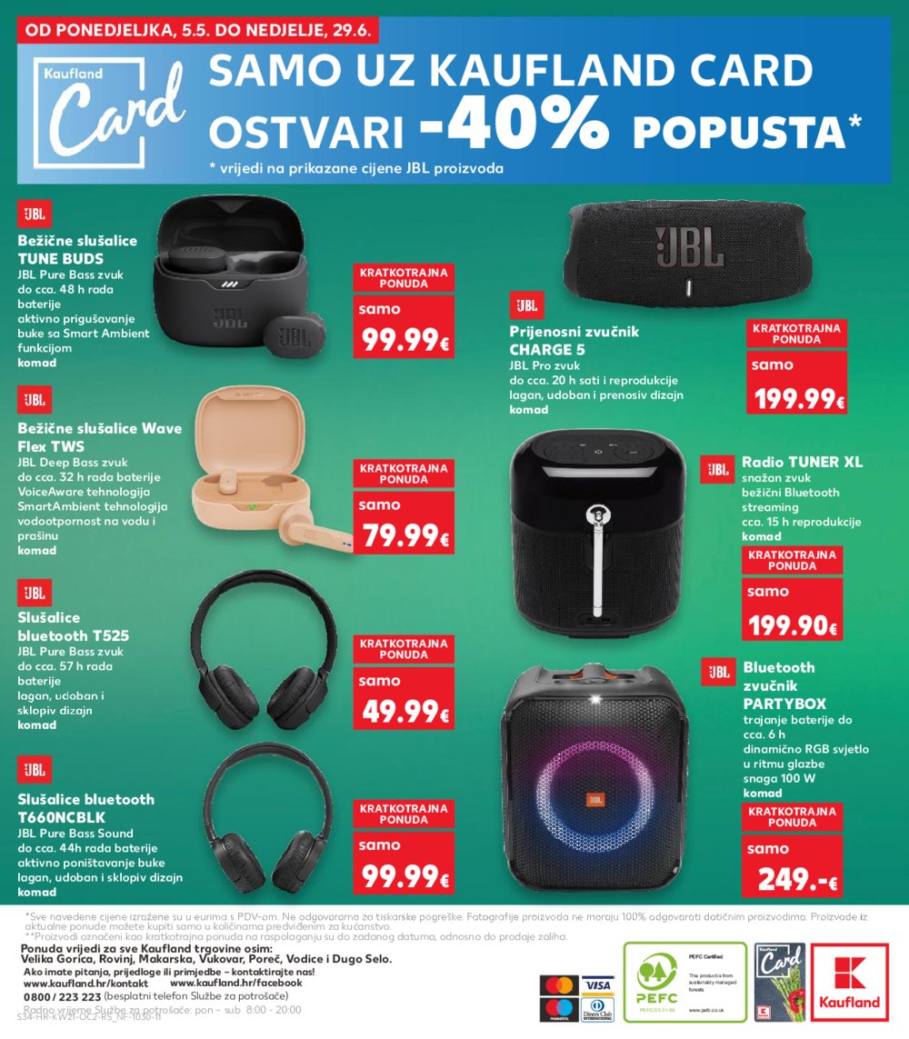 Kaufland katalog Neprehrambenih proizvoda 21.05.-27.05.2025. Odabrane poslovnice