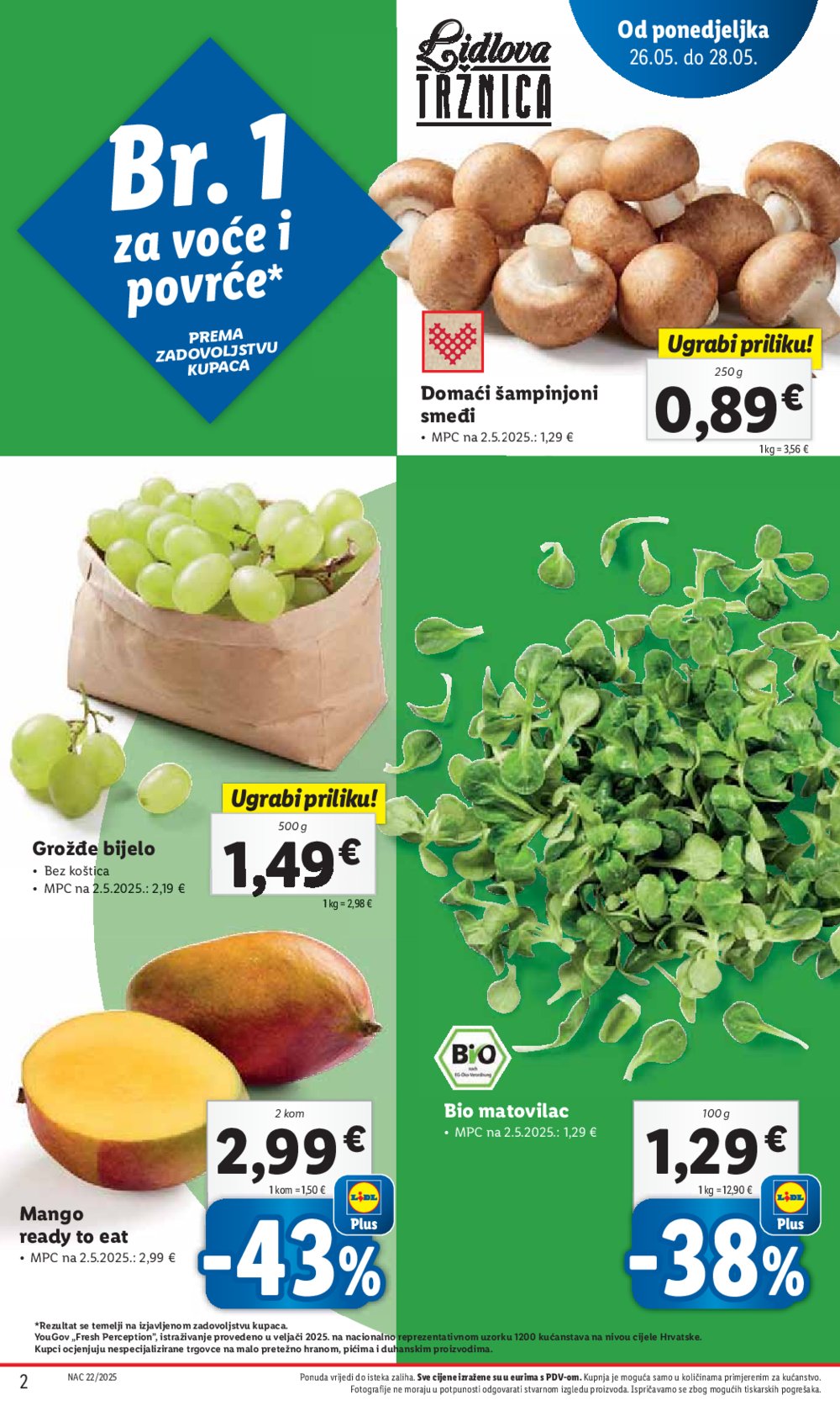 Lidl super ponuda od ponedjeljka 26.05.-01.06.2025.