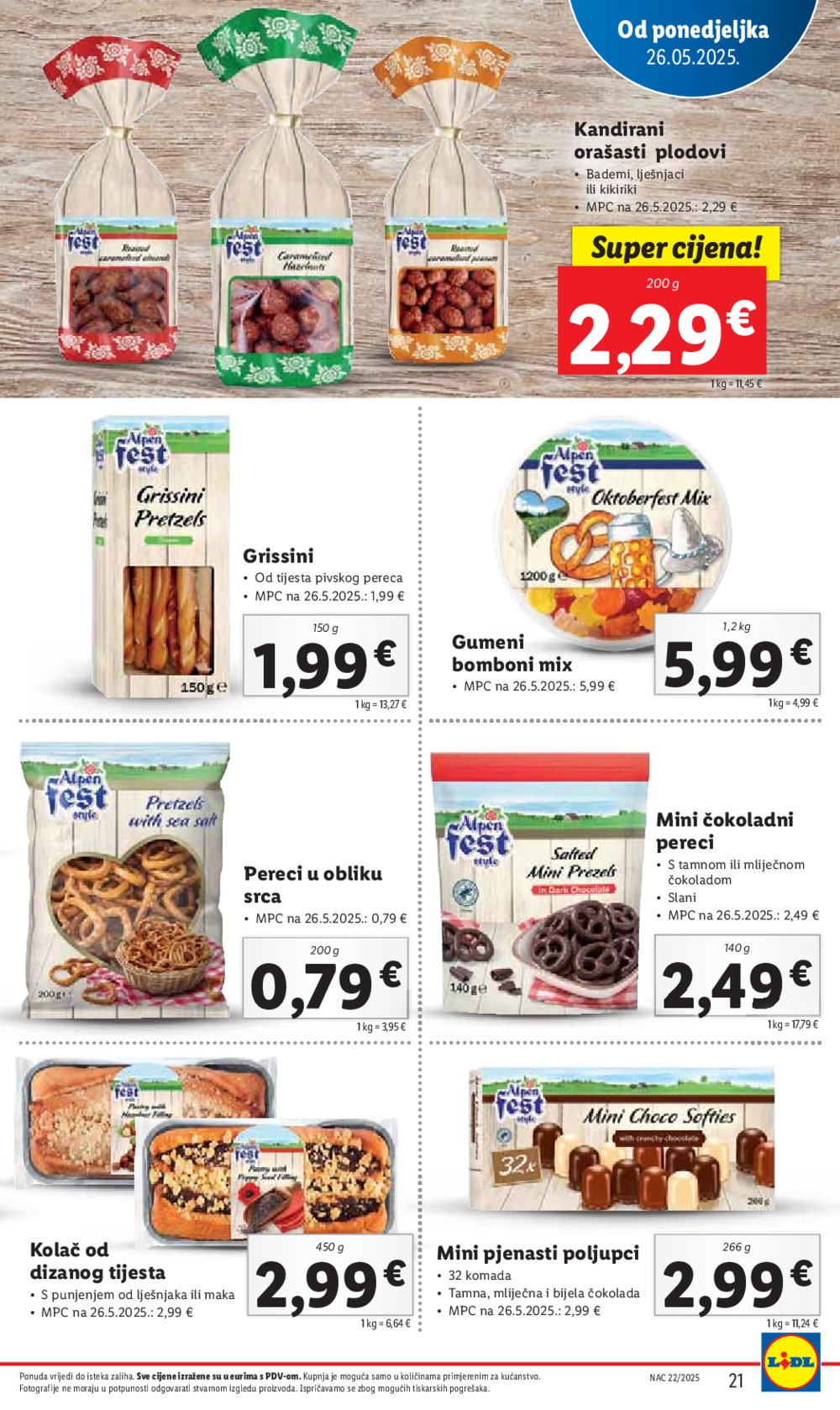 Lidl super ponuda od ponedjeljka 26.05.-01.06.2025.