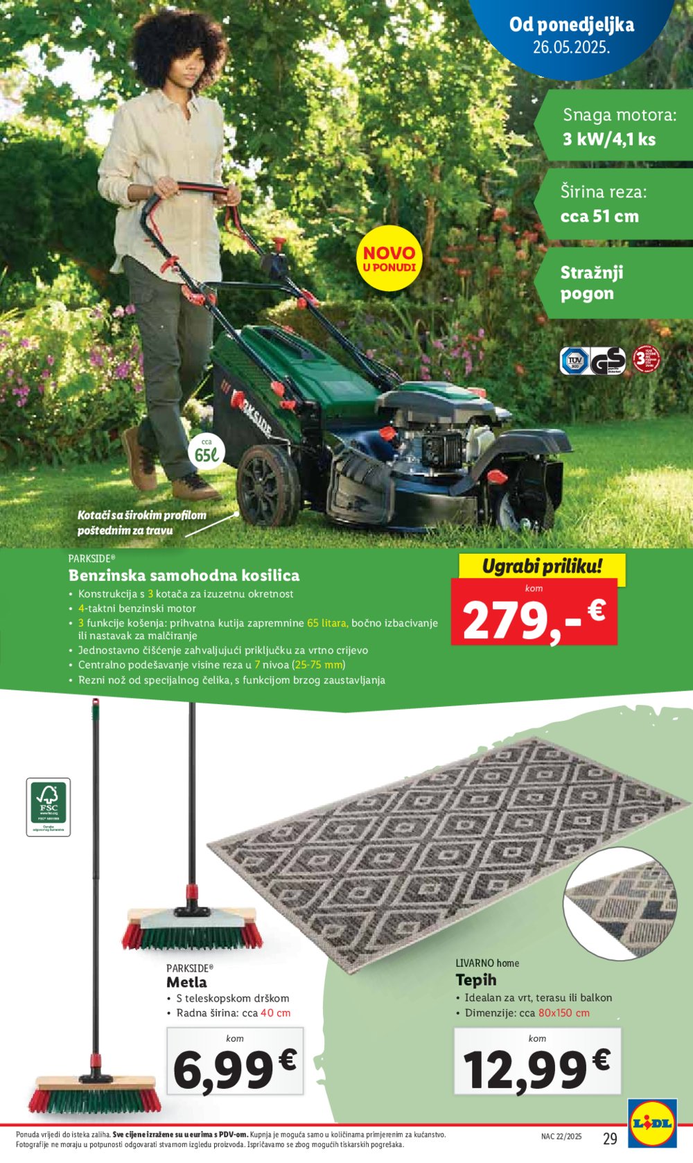 Lidl super ponuda od ponedjeljka 26.05.-01.06.2025.