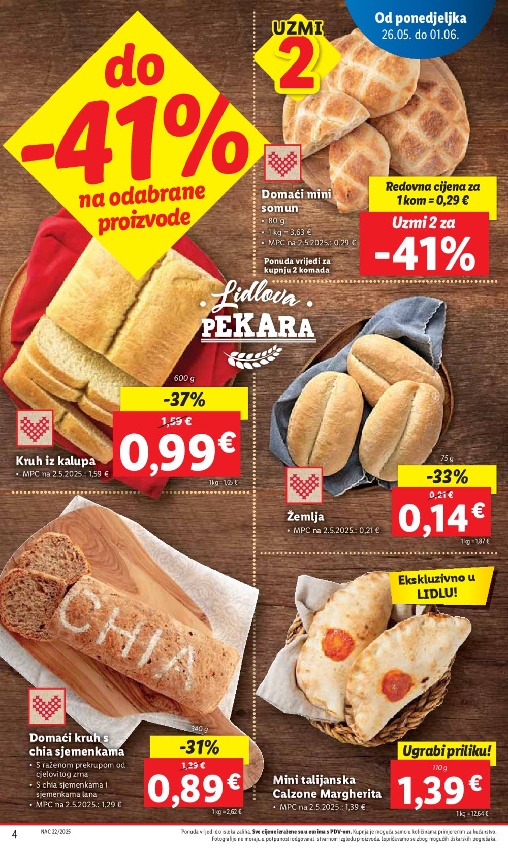 Lidl super ponuda od ponedjeljka 26.05.-01.06.2025.