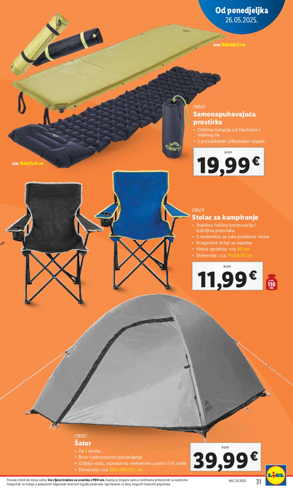Lidl super ponuda od ponedjeljka 26.05.-01.06.2025.