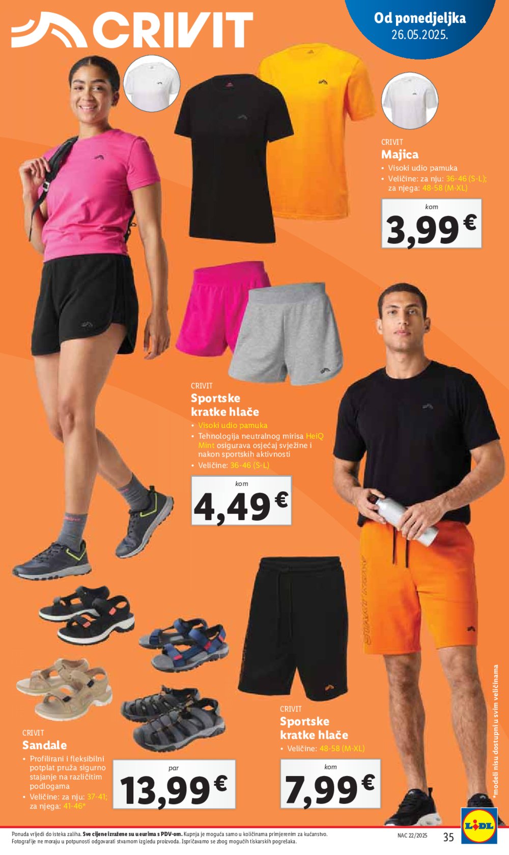 Lidl super ponuda od ponedjeljka 26.05.-01.06.2025.