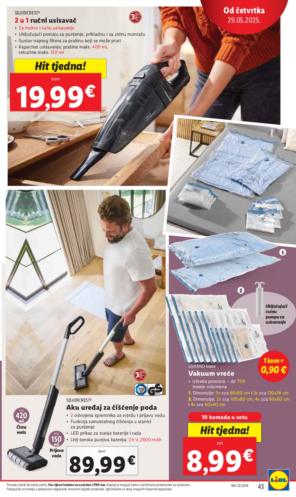 Lidl super ponuda od ponedjeljka 26.05.-01.06.2025.