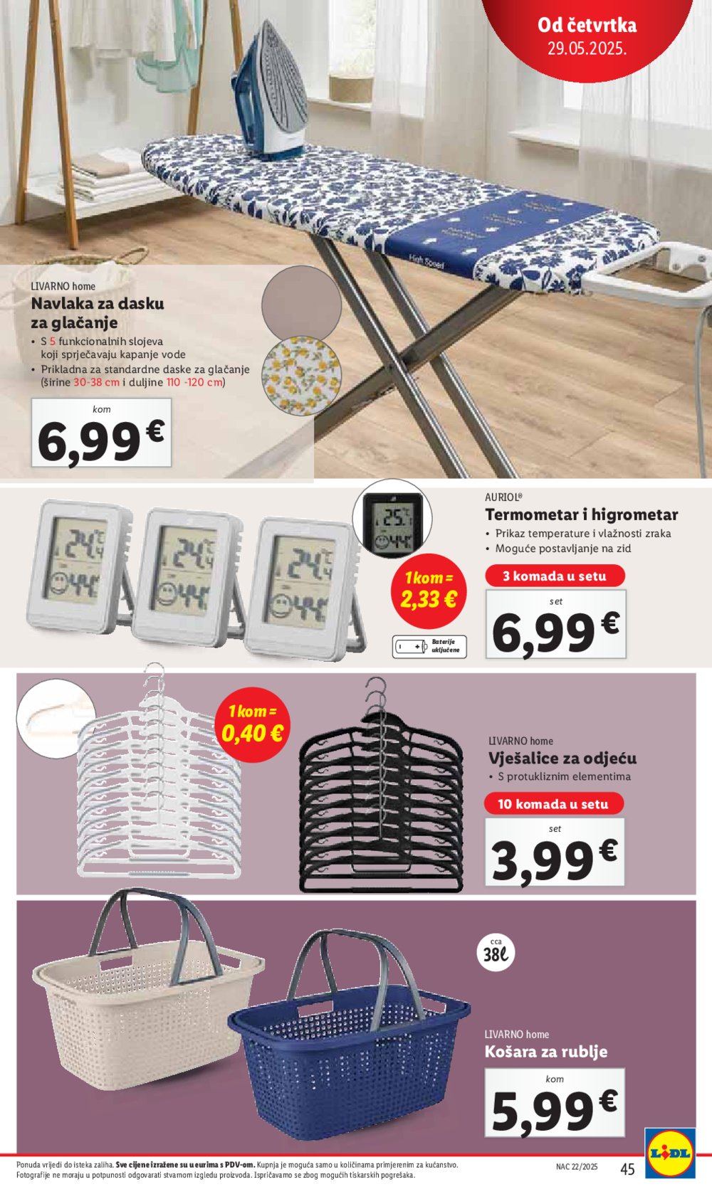 Lidl super ponuda od ponedjeljka 26.05.-01.06.2025.