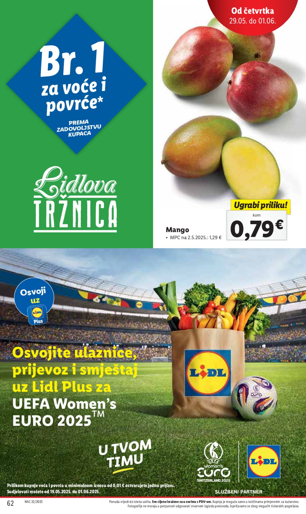Lidl super ponuda od ponedjeljka 26.05.-01.06.2025.