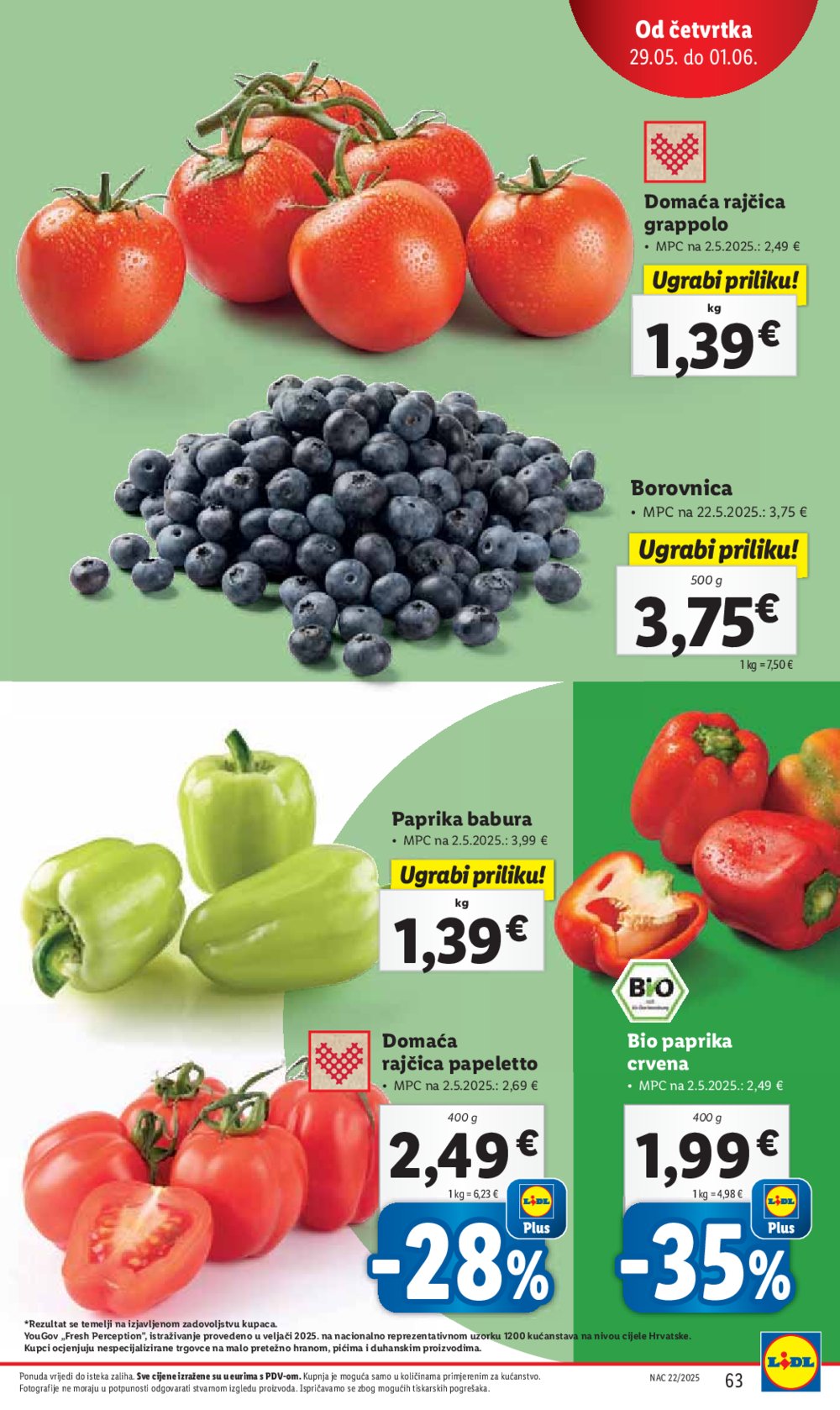 Lidl super ponuda od ponedjeljka 26.05.-01.06.2025.