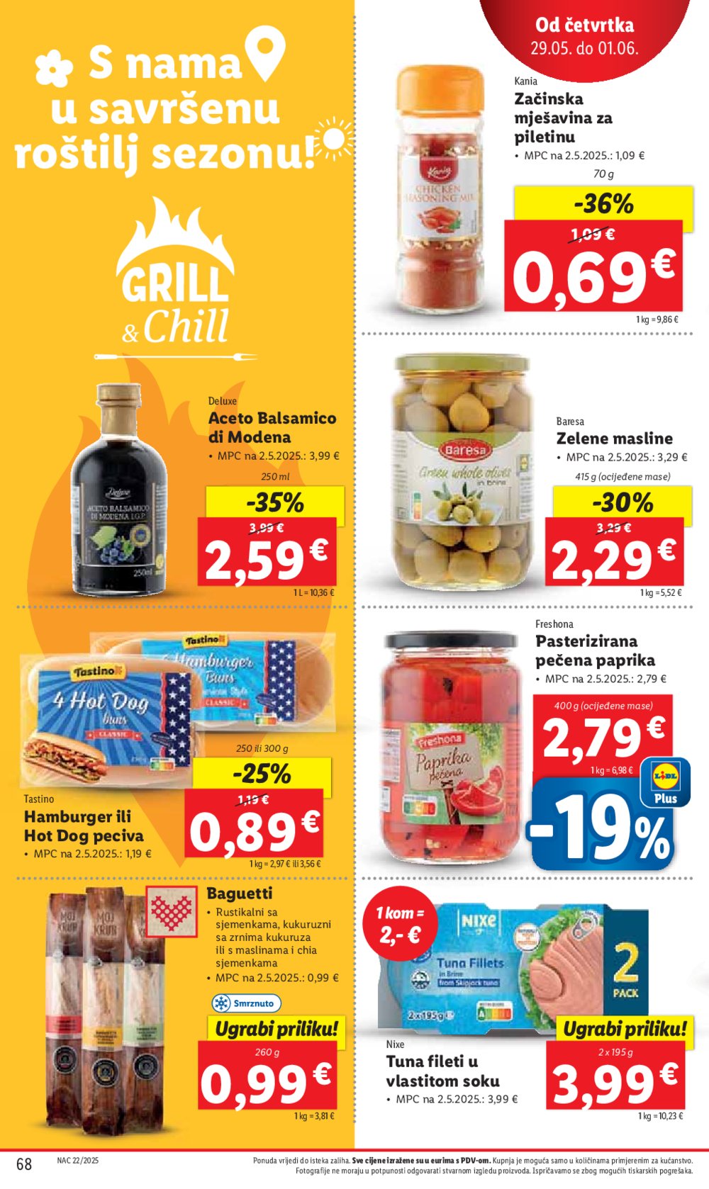 Lidl super ponuda od ponedjeljka 26.05.-01.06.2025.