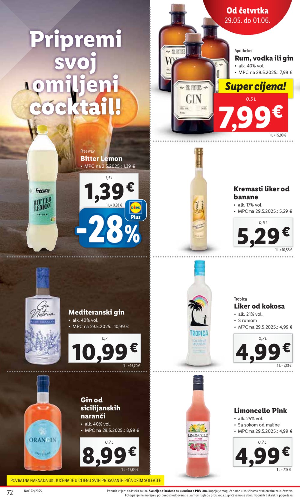 Lidl super ponuda od ponedjeljka 26.05.-01.06.2025.