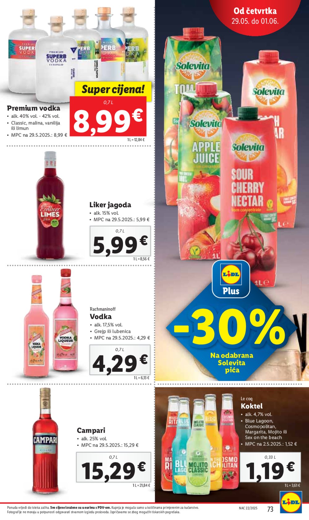 Lidl super ponuda od ponedjeljka 26.05.-01.06.2025.
