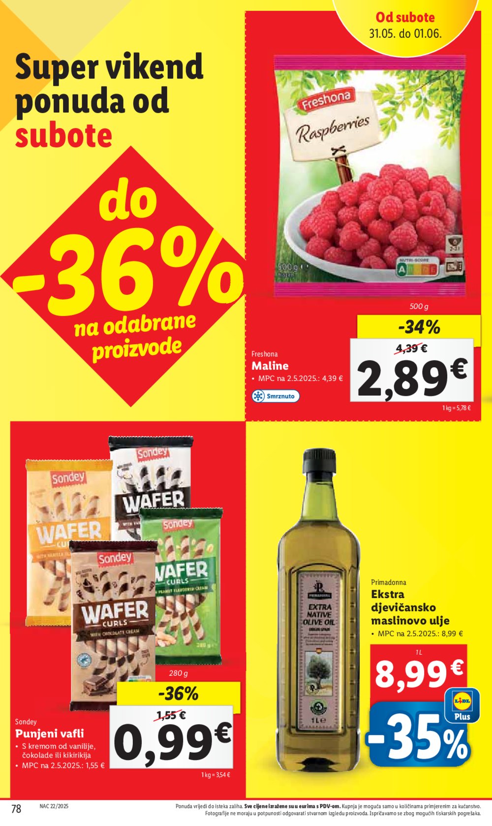 Lidl super ponuda od ponedjeljka 26.05.-01.06.2025.