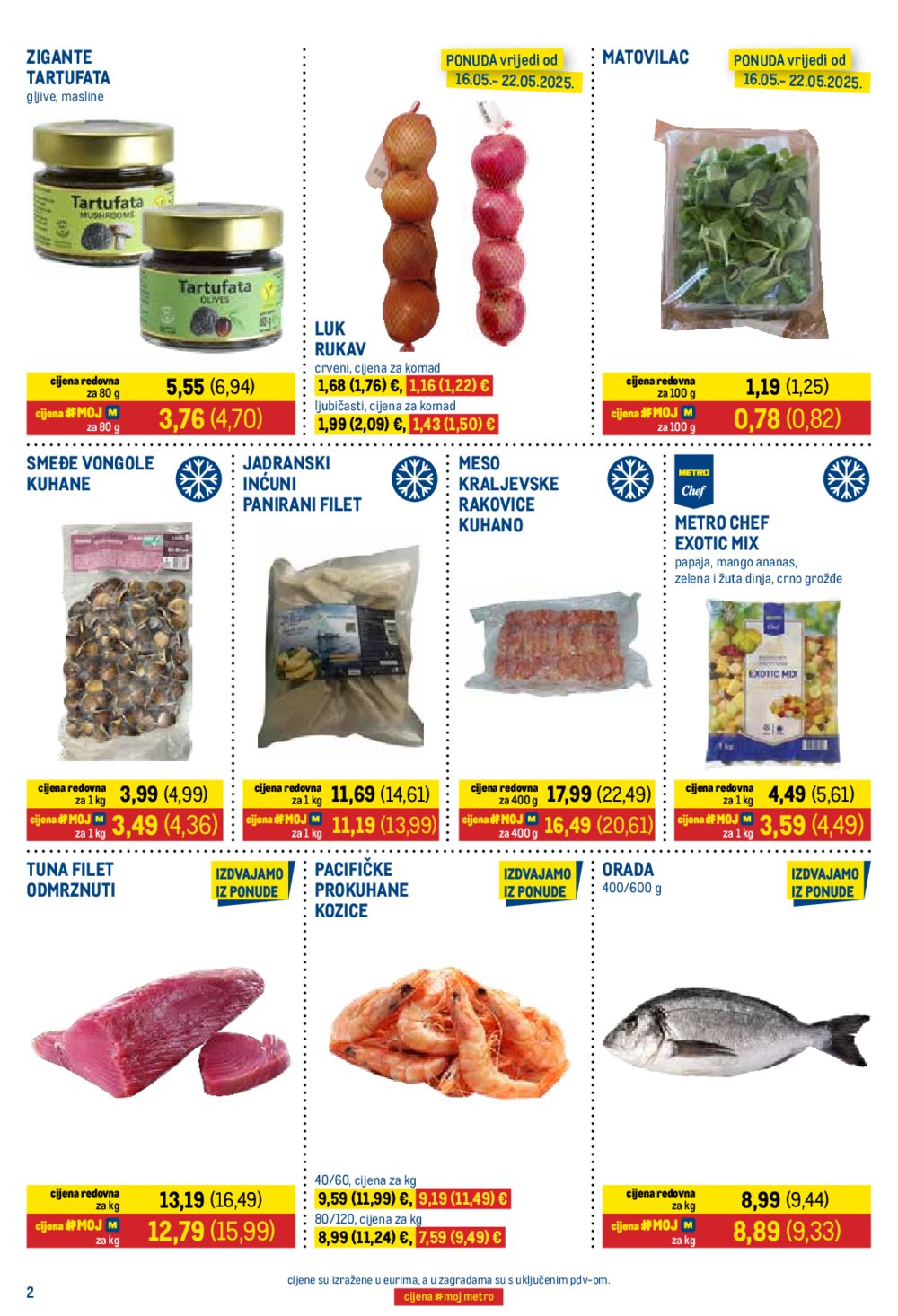 Metro katalog Prehrana 16.05.-01.06.2025.