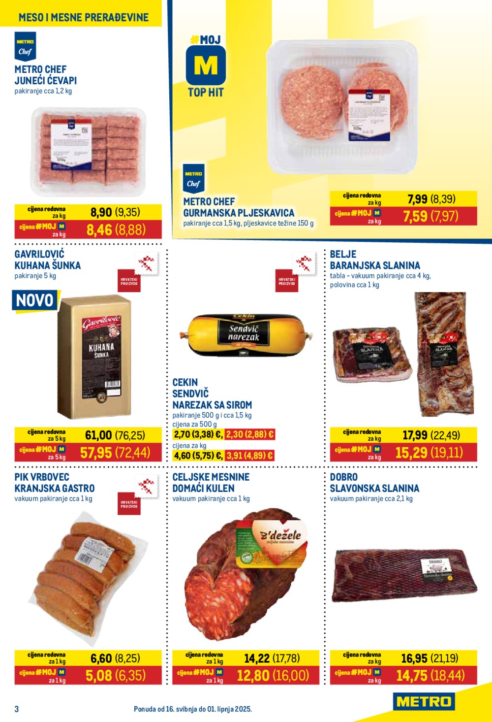 Metro katalog Prehrana 16.05.-01.06.2025.
