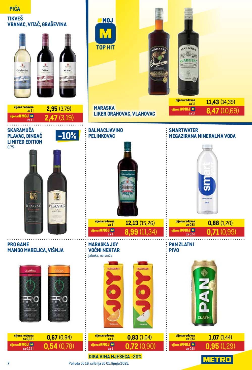 Metro katalog Prehrana 16.05.-01.06.2025.