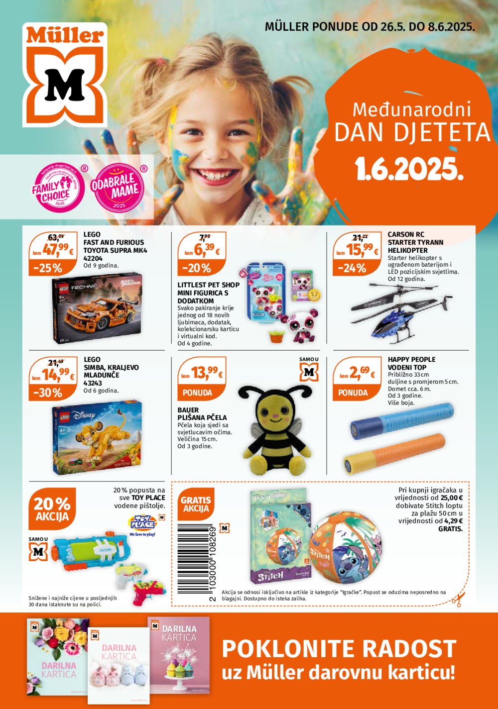 Muller katalog Igračke 26.05.-08.06.2025.