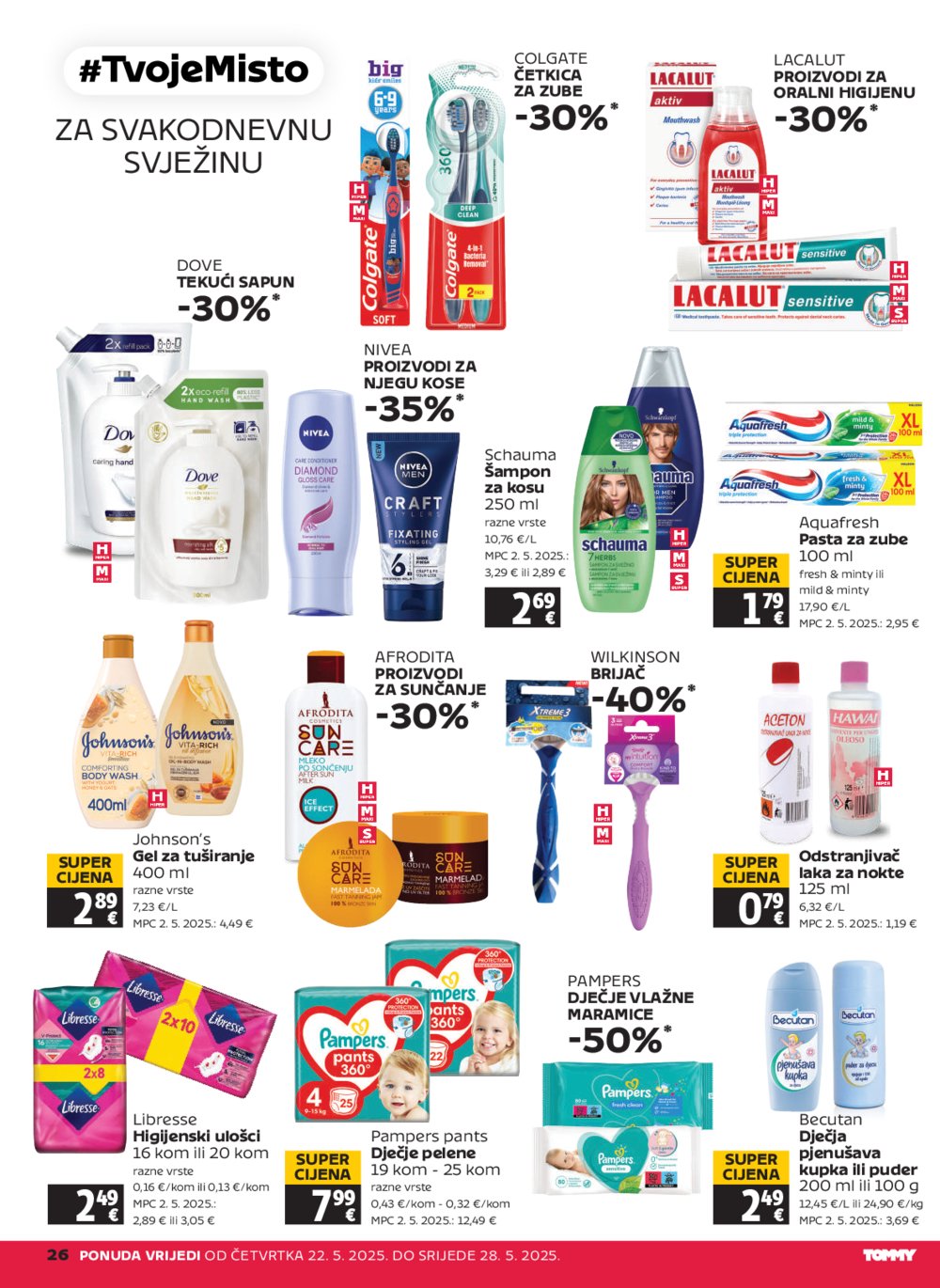 Tommy katalog Akcija 22.05.-28.05.