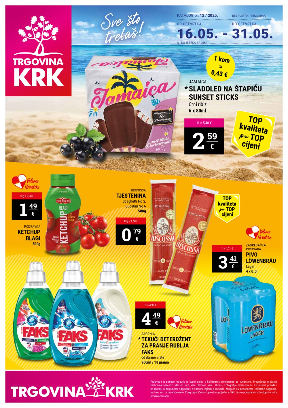 Trgovina Krk katalog Akcija 16.05.-31.05.2025.