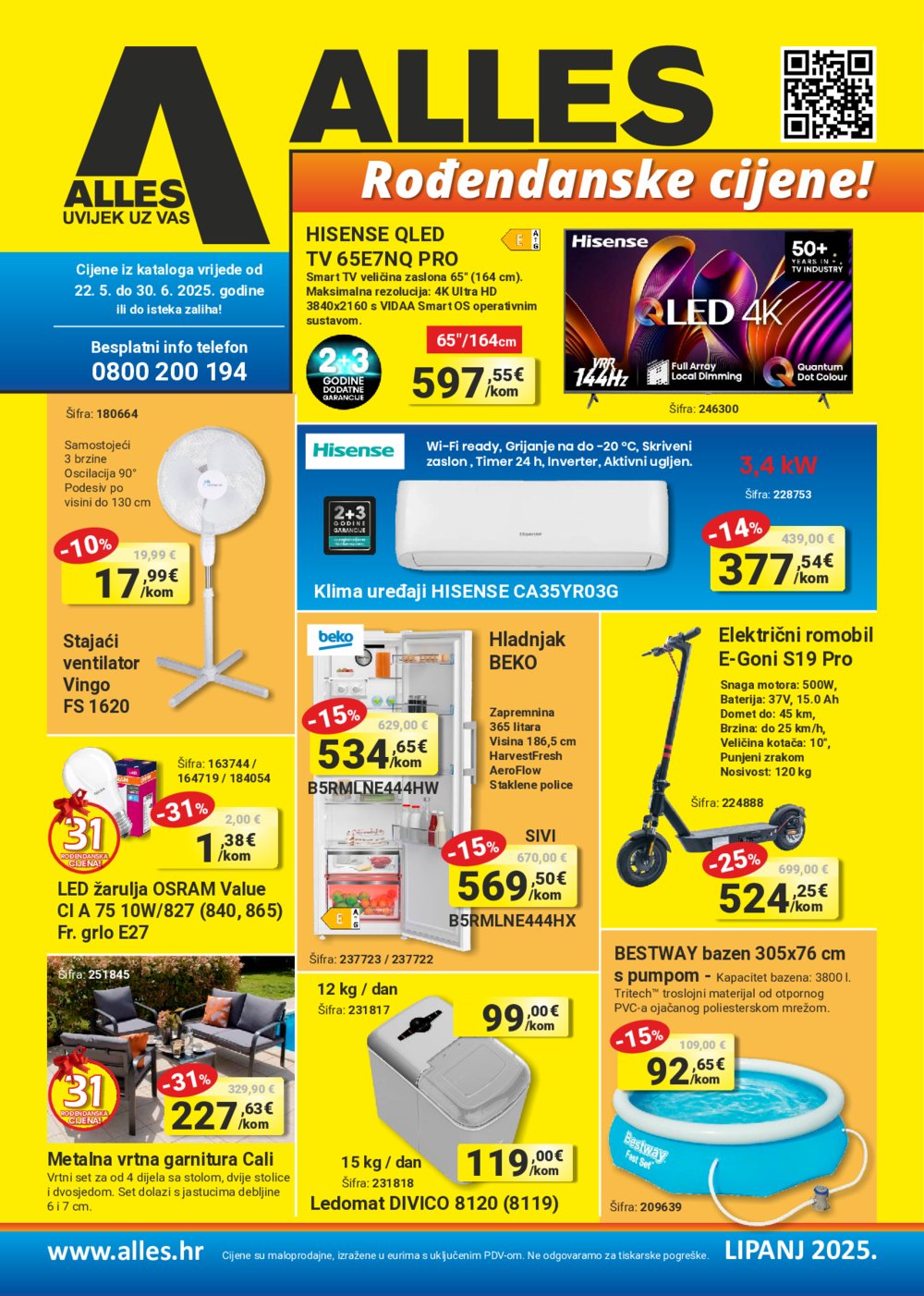 Alles katalog Akcija 22.05.-30.06.2025.