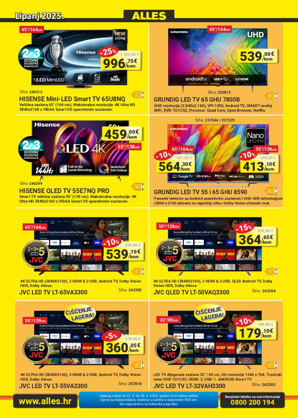 Alles katalog Akcija 22.05.-30.06.2025.