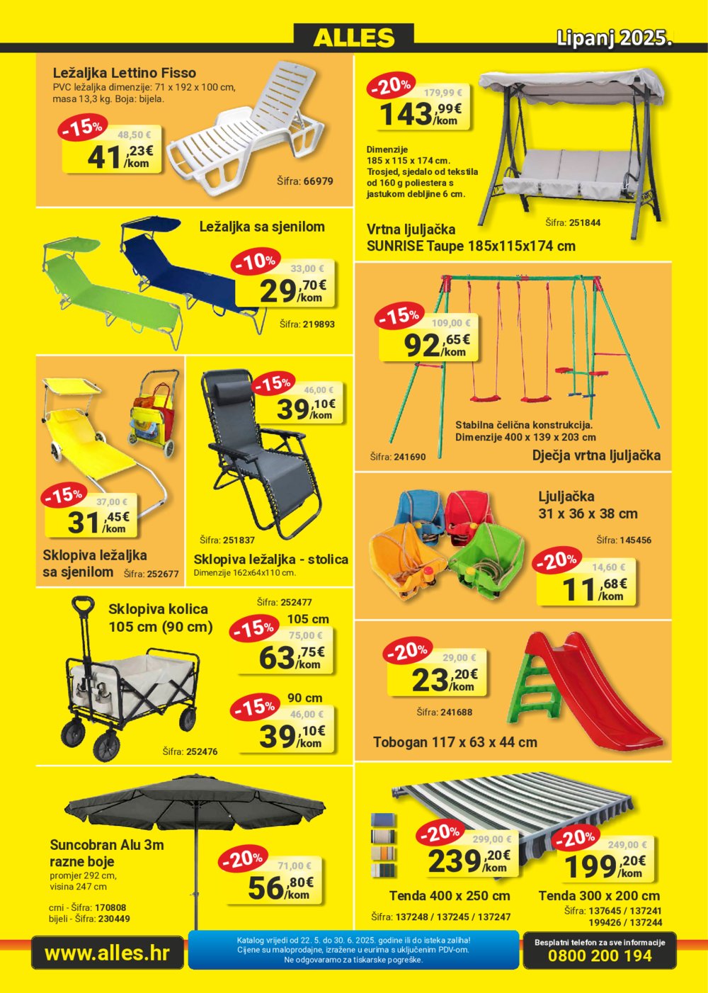 Alles katalog Akcija 22.05.-30.06.2025.