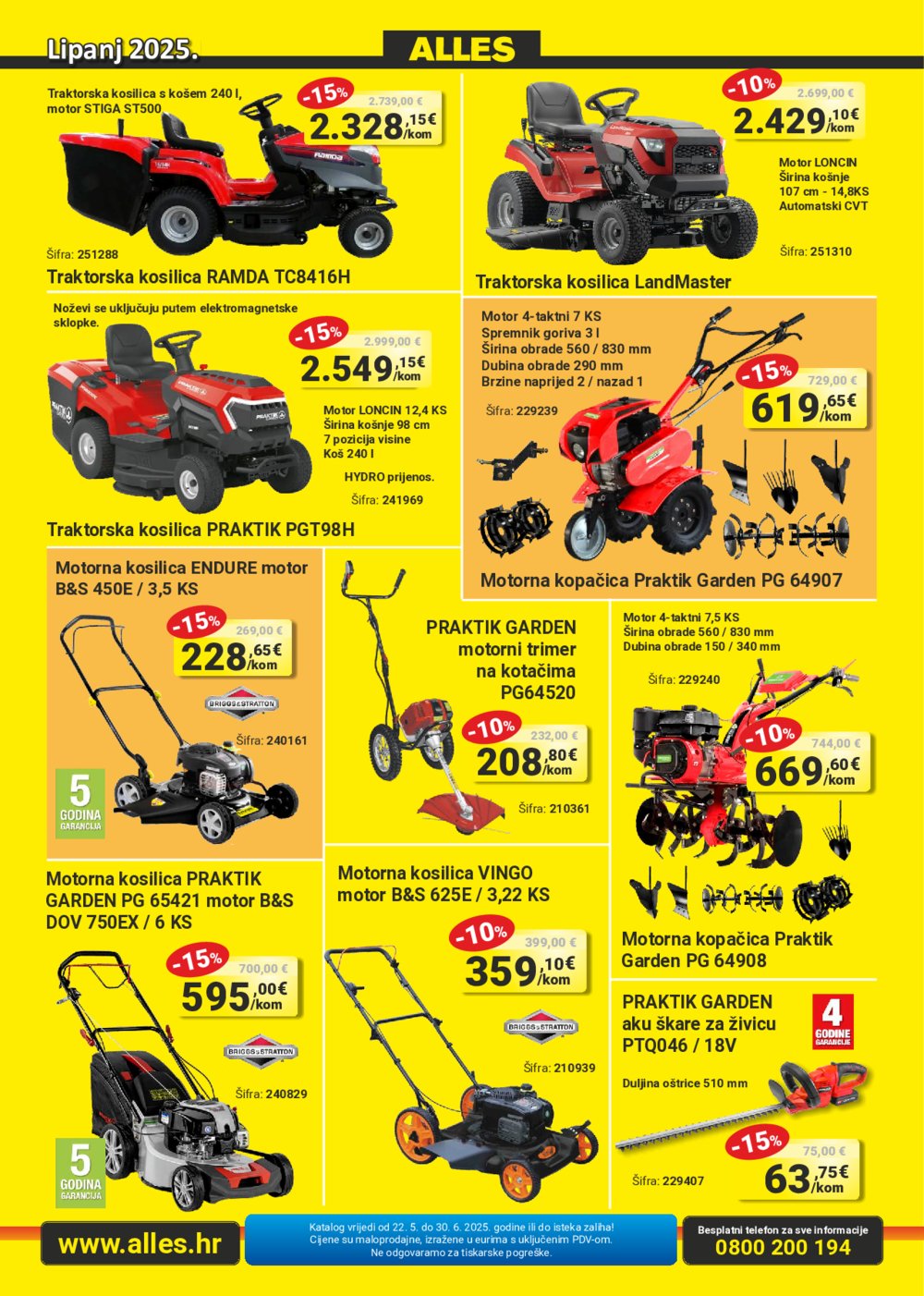 Alles katalog Akcija 22.05.-30.06.2025.