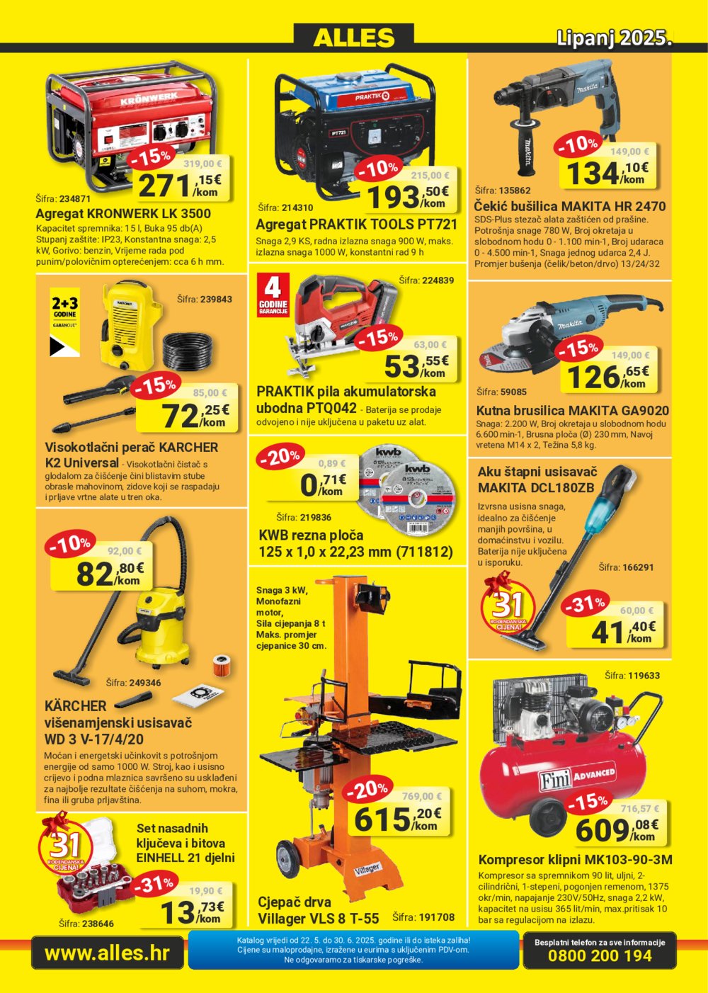 Alles katalog Akcija 22.05.-30.06.2025.