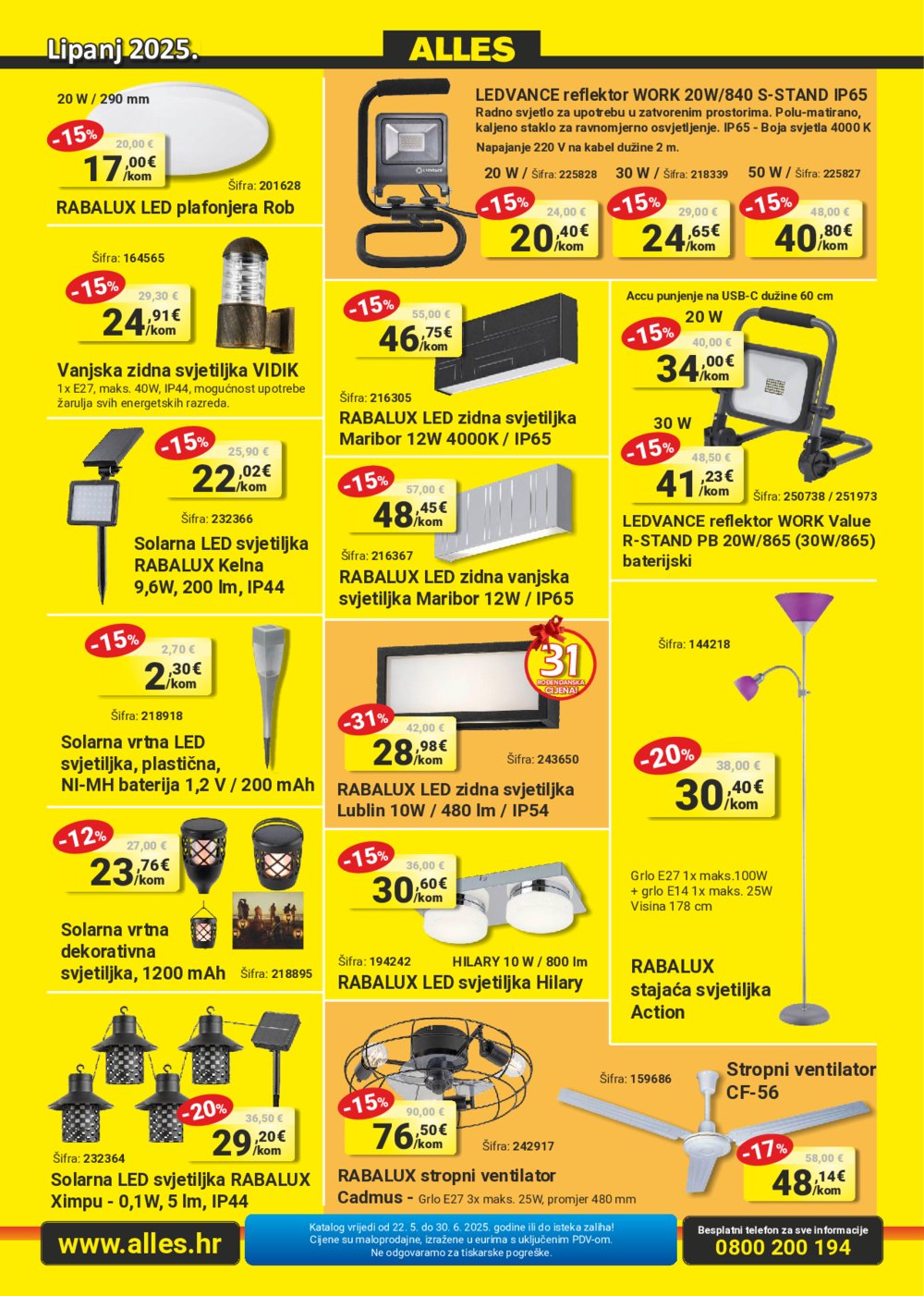Alles katalog Akcija 22.05.-30.06.2025.