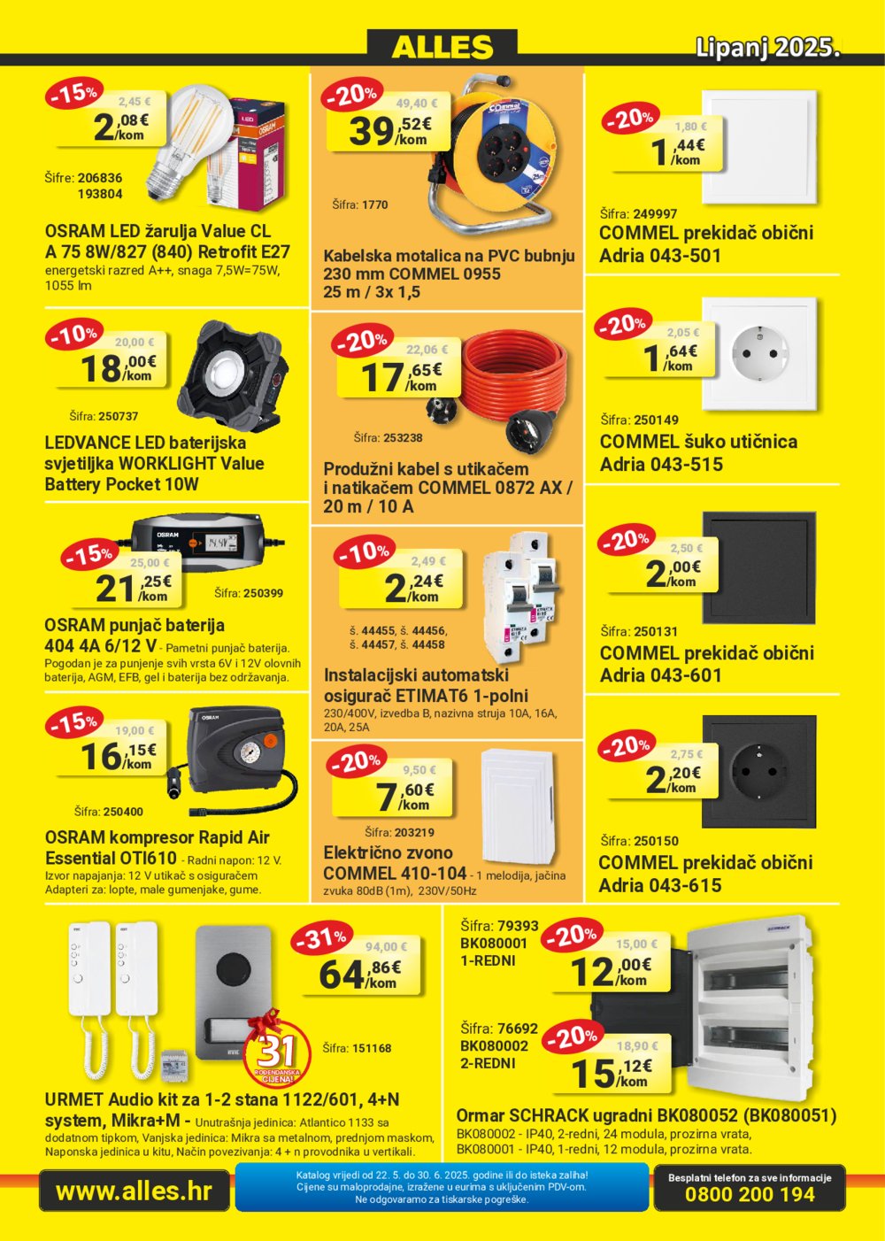 Alles katalog Akcija 22.05.-30.06.2025.