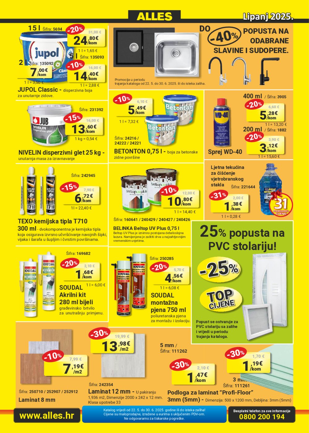 Alles katalog Akcija 22.05.-30.06.2025.