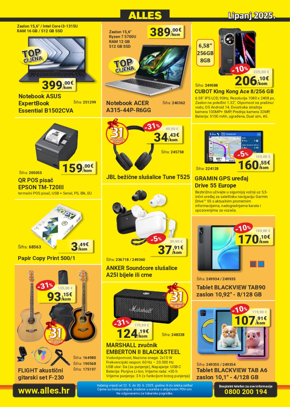 Alles katalog Akcija 22.05.-30.06.2025.