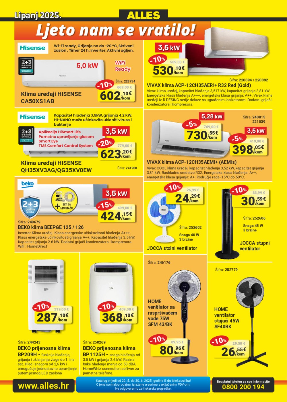 Alles katalog Akcija 22.05.-30.06.2025.