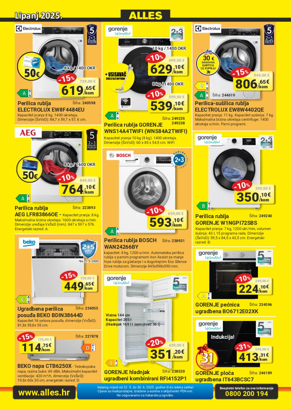 Alles katalog Akcija 22.05.-30.06.2025.